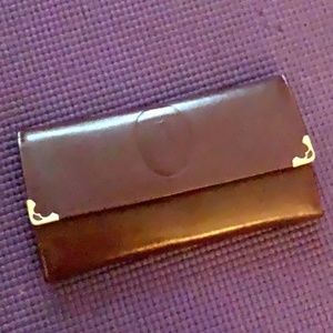 PARIS CARTIER Burgundy Wallet